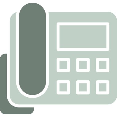 Telefon. Web basit illüstrasyonu