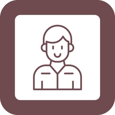 man simgesi vektör illüstrasyonu