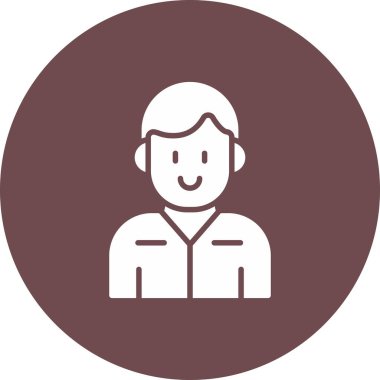 avatar. Web simgesi basit illüstrasyon