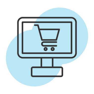 dizüstü bilgisayar arabası simgesi