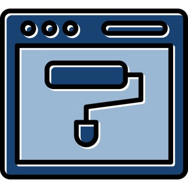 Mutfak simgesi modern illüstrasyon