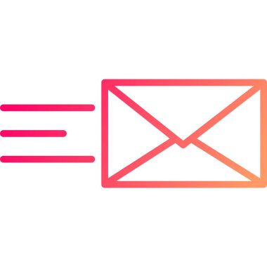 posta iletisi simgesi vektör çizimi grafik tasarımı