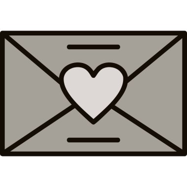 Aşk mektubu simgesi, anahat stili