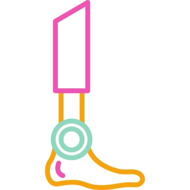 Tek bir simgenin vektör illüstrasyonu