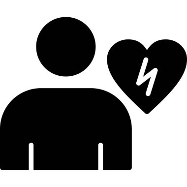 vektör kalp simgesi, vektör illüstrasyonu