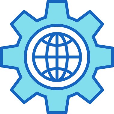 genel internet teknolojisi simgesi ana hat biçiminde