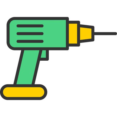 matkap simgesi. vektör illüstrasyonu