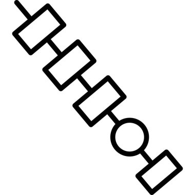 vector illustration of a chain