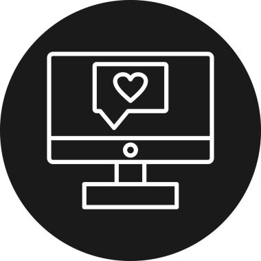 seo modern simgesinin vektör illüstrasyonu