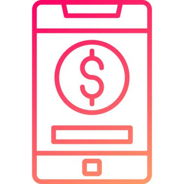 Cep telefonu. Basit resimleme