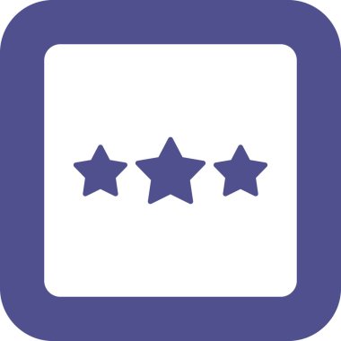 derecelendirme vektörü renk simgesi