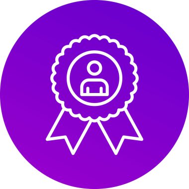 Benzersiz diploma vektör simgesi