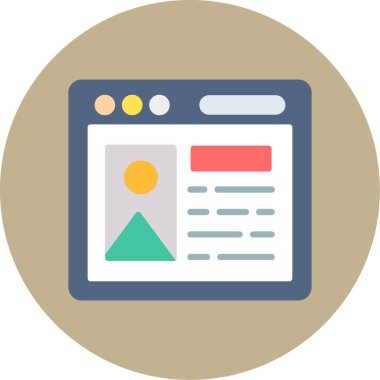 Web simgesi tasarımı vektör illüstrasyonu