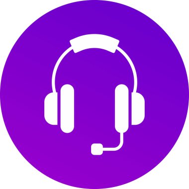 vektör kulaklık simgesi illüstrasyonu