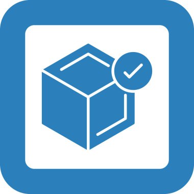 kutu simgesi, vektör illüstrasyonu