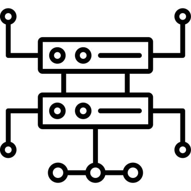 Ağ web simge vektör çizim