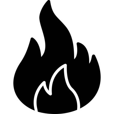 Alev kutsal kişilerin resmi, vektör çizim