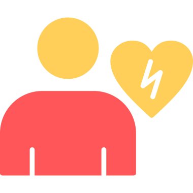 Aşk simgesinin vektör illüstrasyonu