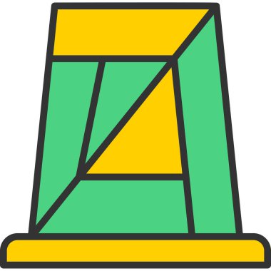 Modern b 'nin vektör illüstrasyonu eksik simgesi