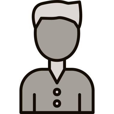 Şef simge vektör illüstrasyonu