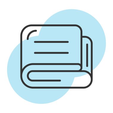 belge dosyası izole edilmiş simge vektörü, vektör illüstrasyonu