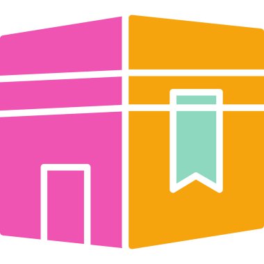 kutu simgesi vektör illüstrasyonu