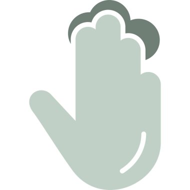 el simgesi vektör illüstrasyonu