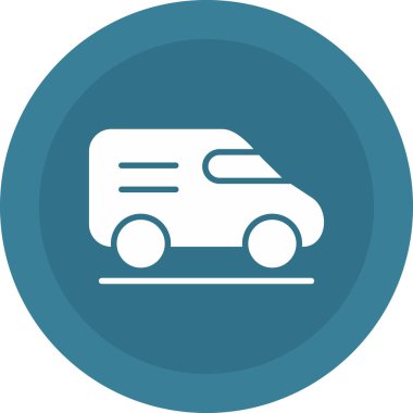 - Araba. Web simgesi basit illüstrasyon