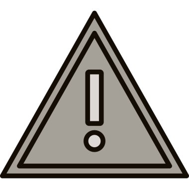 uyarı işareti simgesi, vektör illüstrasyonu