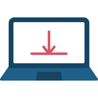 ok simgesi olan dizüstü bilgisayar