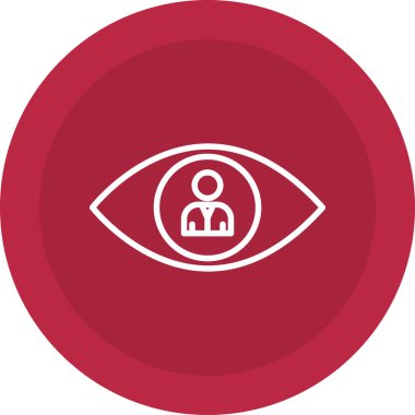 Gözün vektör çizimi