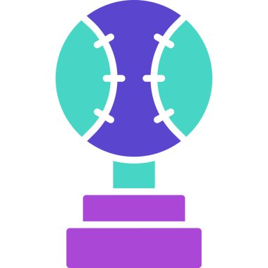 Kupa simge vektör çizim