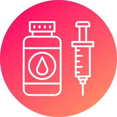 Modern kan simgesinin vektör çizimi