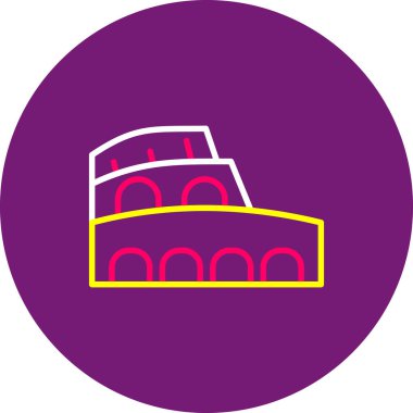 Vektör illüstrasyonu, bina simgesi