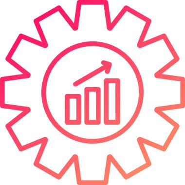 Bar çizelgesi. Web simgesi basit illüstrasyon