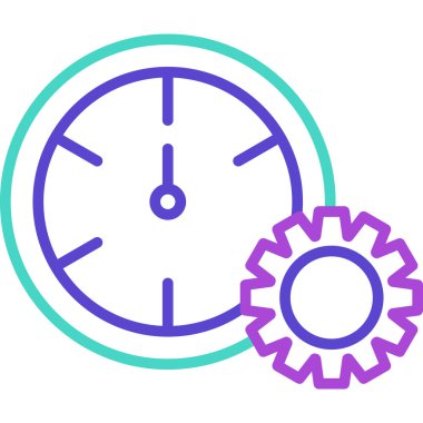 Teçhizat Web simgesi basit illüstrasyon