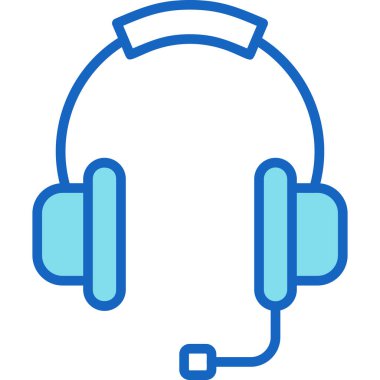 Kulaklık. Web simgesi basit tasarım