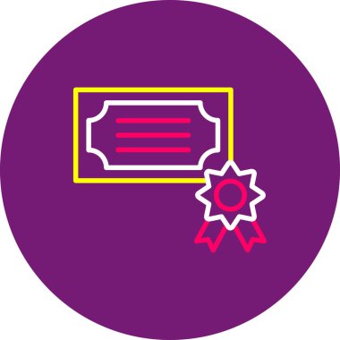 Modern eğitim ikonunun vektör illüstrasyonu