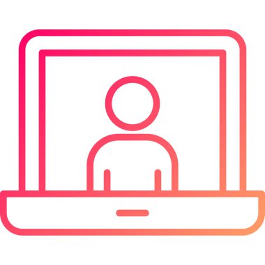 bilgisayar simgesi vektör illüstrasyonu