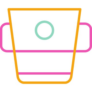 Modern b 'nin vektör illüstrasyonu eksik simgesi