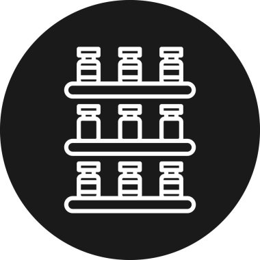 Kavanozda ilaç hapları. Basit tasarım