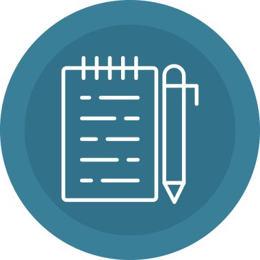 Belge simgesinin vektör illüstrasyonu