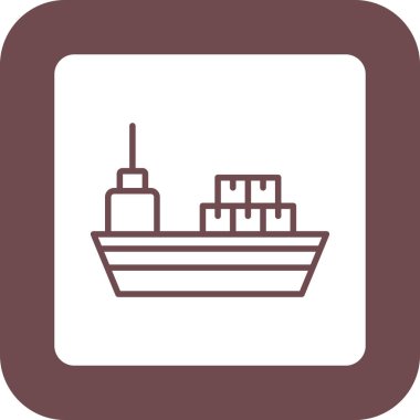 Kargo kutsal kişilerin resmi, vektör çizim