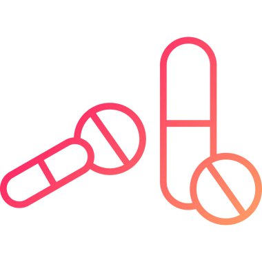 Termometre simgesi. İnce çizgi tarzı tasarım. vektör illüstrasyonu