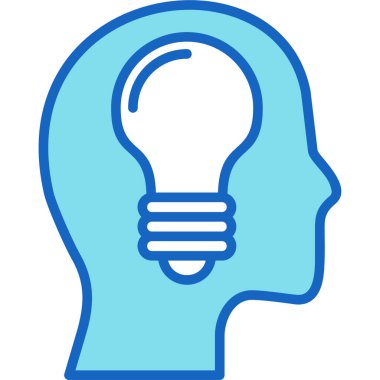 Ampul. Web simgesi basit illüstrasyon