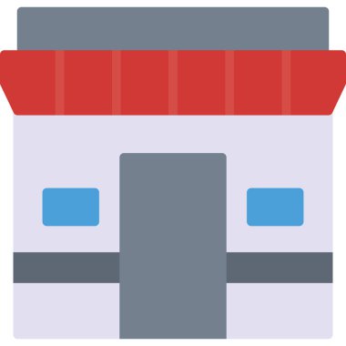 inşaat endüstrisi simgesi düz stil