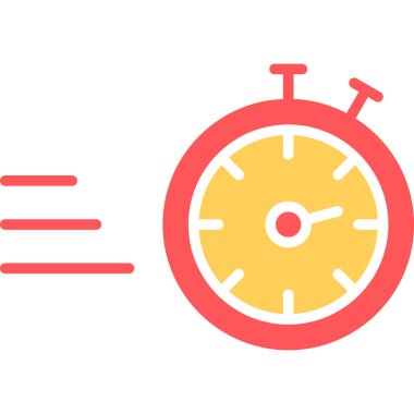 Stopwatch Düz Vektör Simgesi