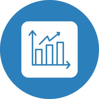 grafik ikonu vektör illüstrasyonu