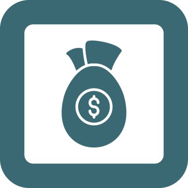 Dolar Simgesi Soyut Arkaplanda İzole Edildi