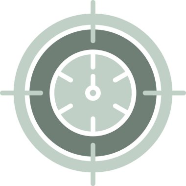 Hedef. Web simgesi basit illüstrasyon